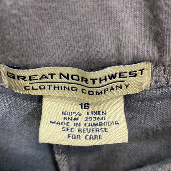 Great northwest drawstring shorts linen - Picture 3 of 9